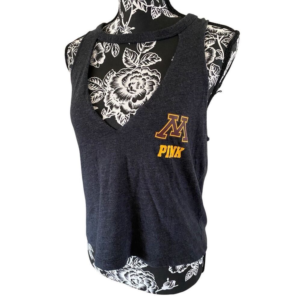 Victorias Secret Minnesota Golden Gophers Tank Top Athletic Athleisure Sports Wo